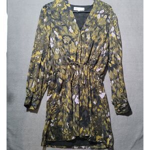 ZARA‎ Gorgeous Shirt Dress Green NWOT Women's Medium